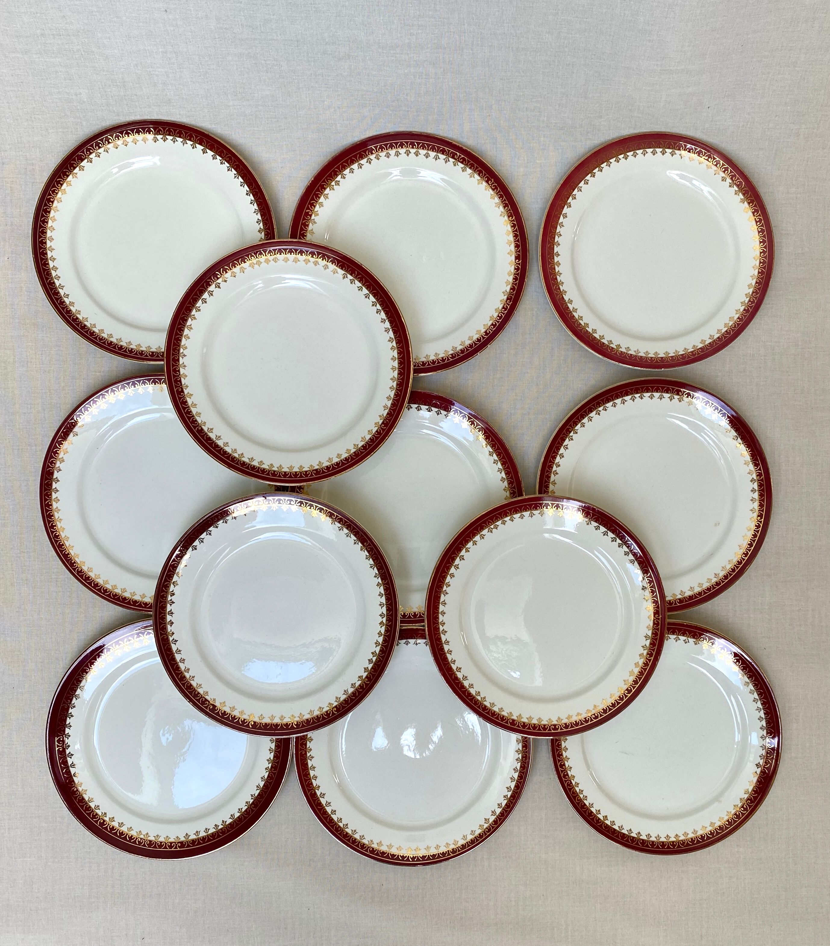 12 plates sarreguemines