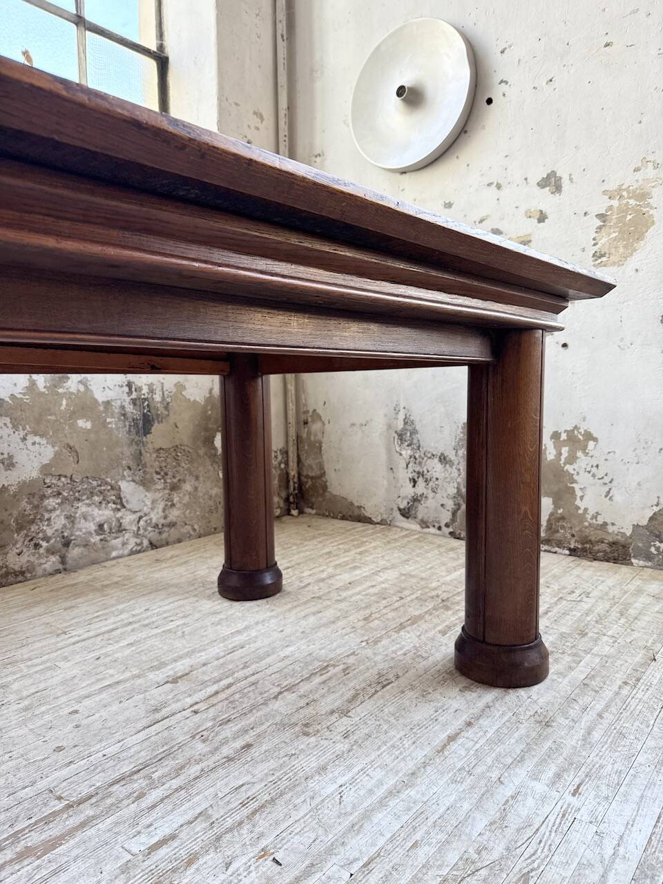 Dudouyt oak dining table 1940