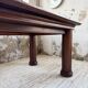 Dudouyt oak dining table 1940