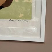 Original Swedish Color Lithograph – “Woman” by Lars Norrman – Signed