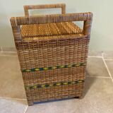 Rattan bench chest