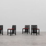 Set of 4 DS3 Dining Chairs by Charles Rennie Mackintosh for Atelier interna