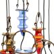 Lustre en verre coloré par Nanny Still pour Massive