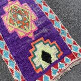 Boucherouite carpet 80 x 250 cm