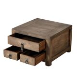 Haibei - Chinese bedside table in ancient elm no. 3