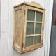 Meuble mural  armoire vitré en bois  50’s