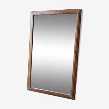 Ancien miroir en teck birman