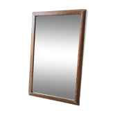 Ancien miroir en teck birman