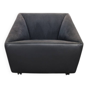 Fauteuil à roulettes - cuir