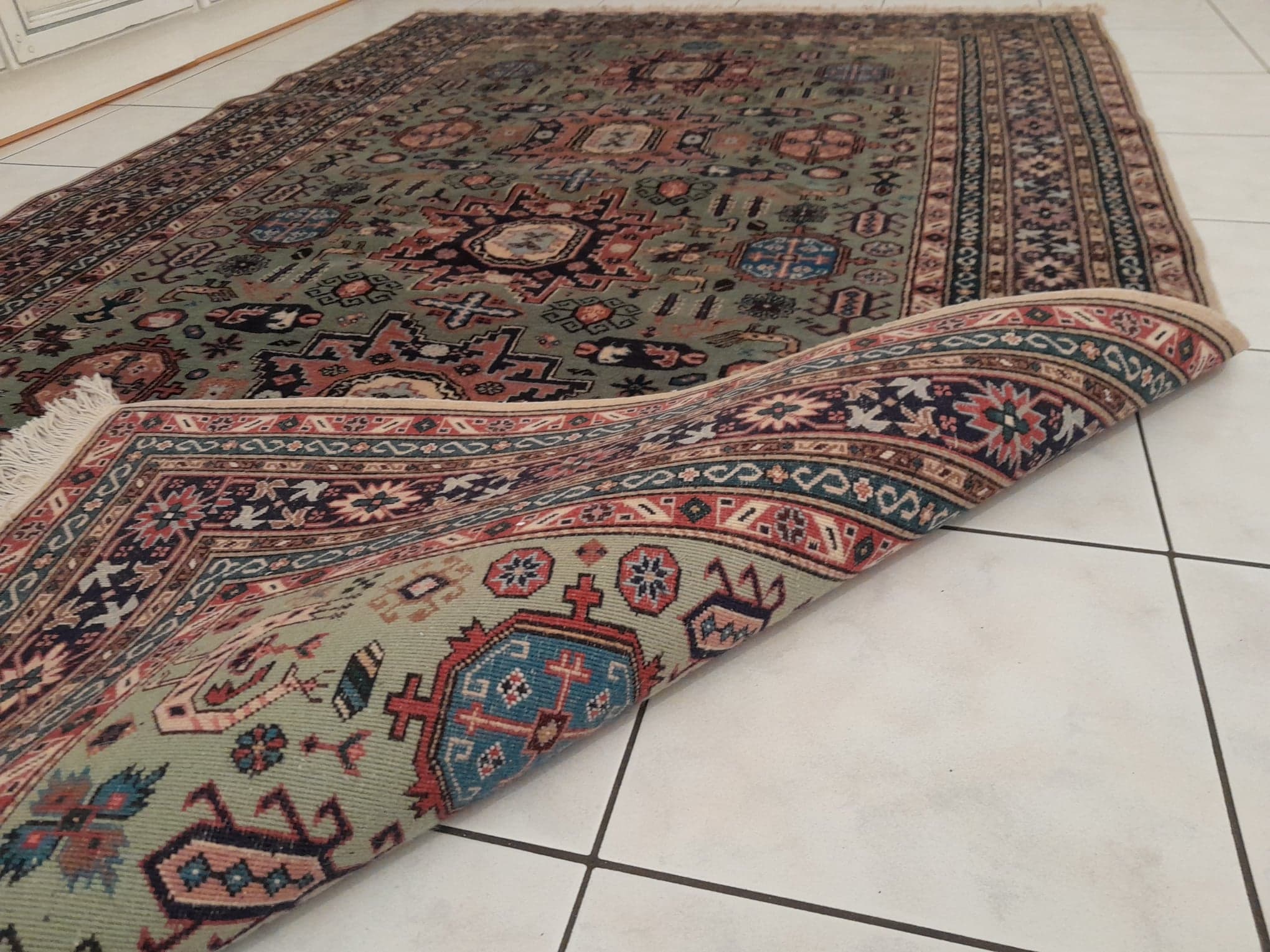Handmade Caucasian rug 263x158cm