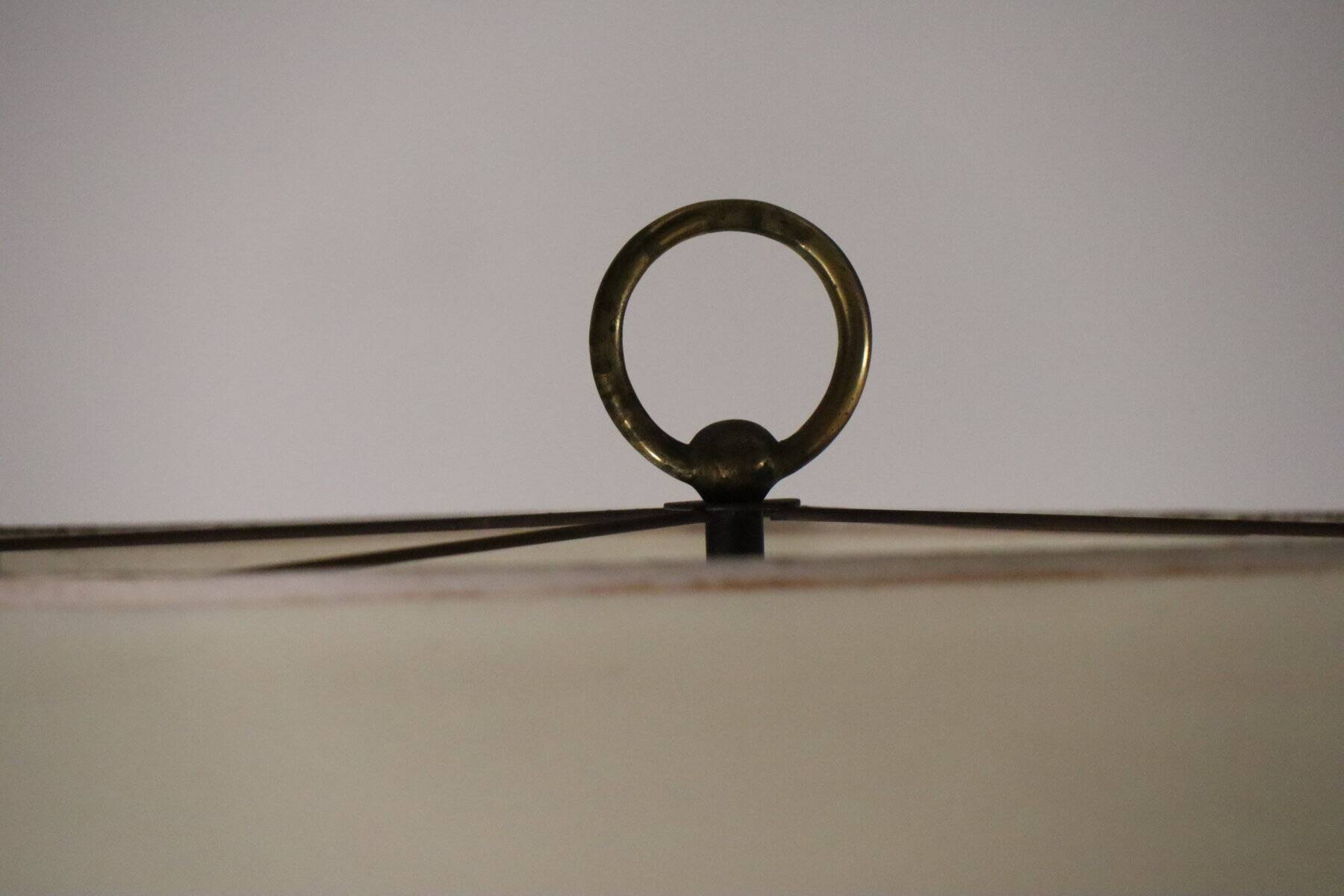 Vintage Arlus floor lamp in metal and brass, 1960