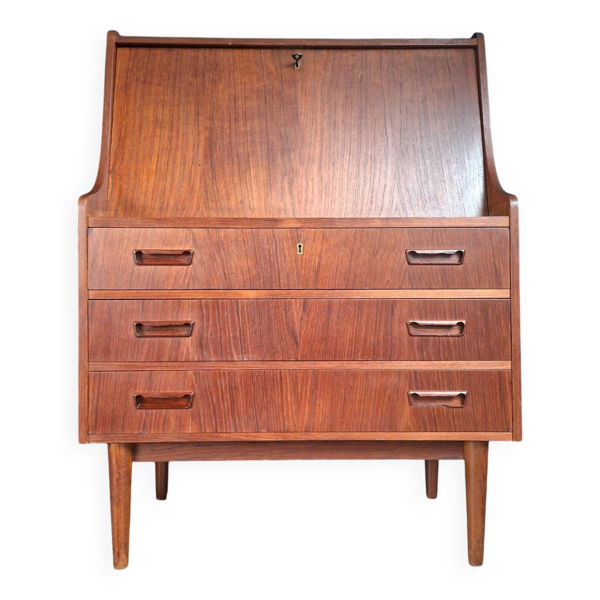Secrétaire danois Gunnar Nielsen, enfilade scandinave, bureau vintage — Beyit