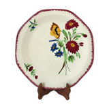 Pie dish Pexonne hand painted model "Ophelia" 40s