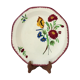 Pie dish Pexonne hand painted model "Ophelia" 40s