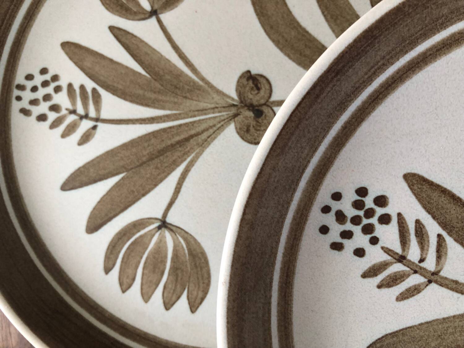 Longchamp stoneware dinner plates