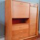 Meuble de bureau vintage année 50 en chêne