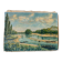 Boats by the water, oil on canvas signed