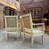 Paire de Fauteuils de Style DIRECTOIRE Début XIXème