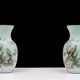 Norleans - Made in Italy - Opaline Glass Hand Painted Vases
