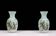 Norleans - Made in Italy - Opaline Glass Hand Painted Vases