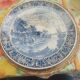 Plat decoratif vintage de Delf faience de Chemkefa