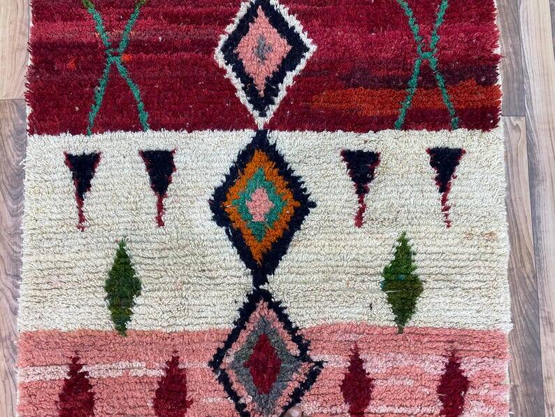 Colorful Moroccan wool rug 150/250cm