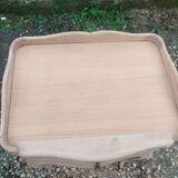 Pair of antique wooden bedside tables in Louis XV style.