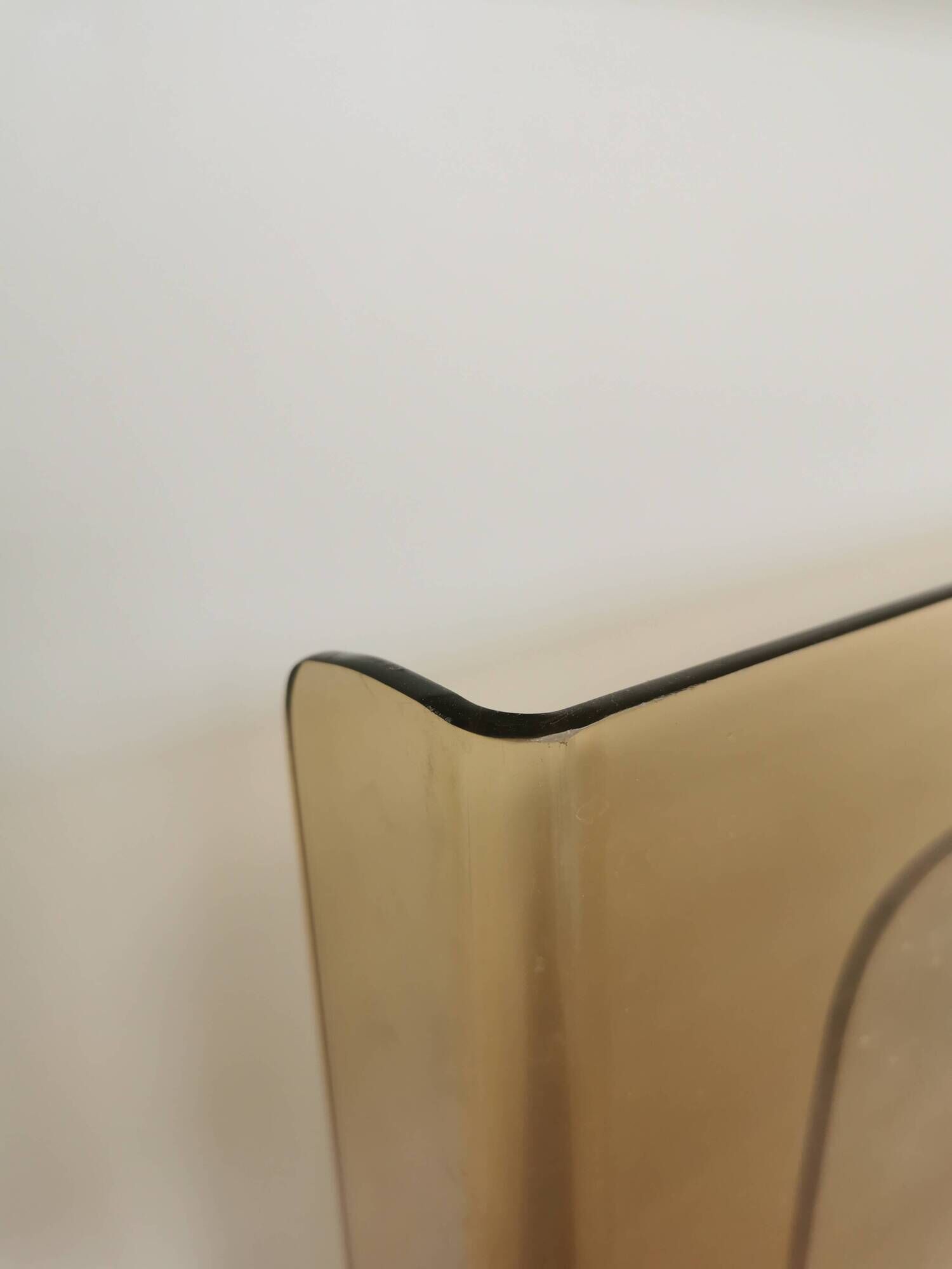 Vintage Wall Mirror with Shelf: 1970s Hollywood Regency Decor