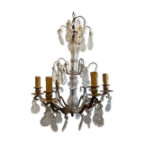Bronze chandelier and Louis XV style grapevines