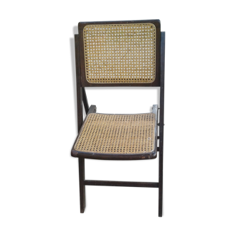 Cane folding chair