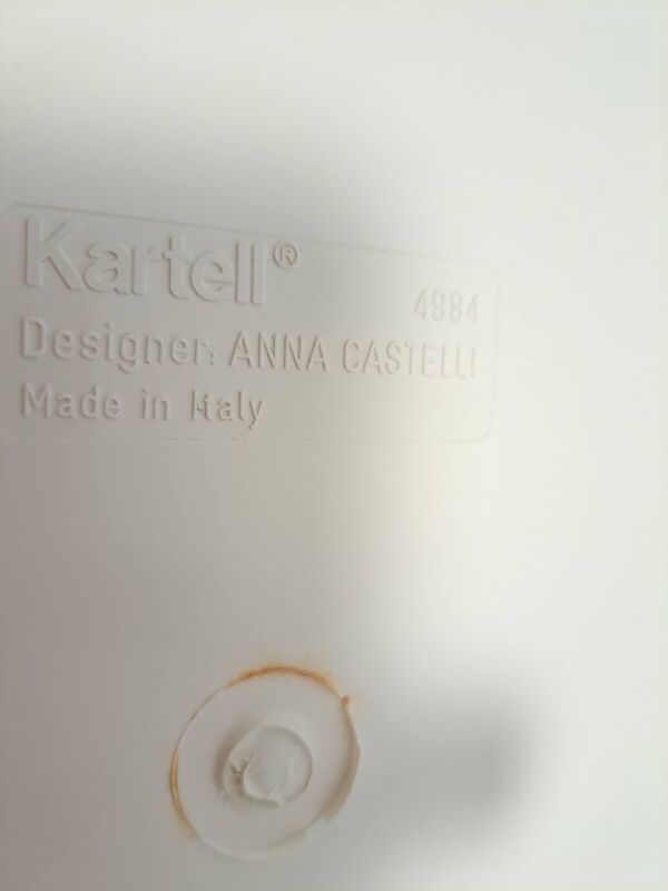 Kunststof design opbergmand wasmand Kartell, Anna Castelli Italie