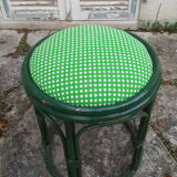 Vintage rattan stool