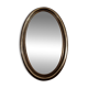 Antique oval mirror made in Belgium.