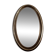 Antique oval mirror made in Belgium.