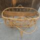 Cradle in rattan 1960