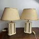 Paire de lampes, Robert de Schuytener années 70