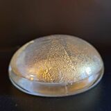 Old vintage glass paper press 70s