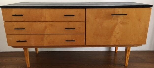 Enfilade vintage pied compas 1,20m, 1960’s