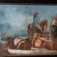 Antique tempera painting on paper, 18th century Italian school