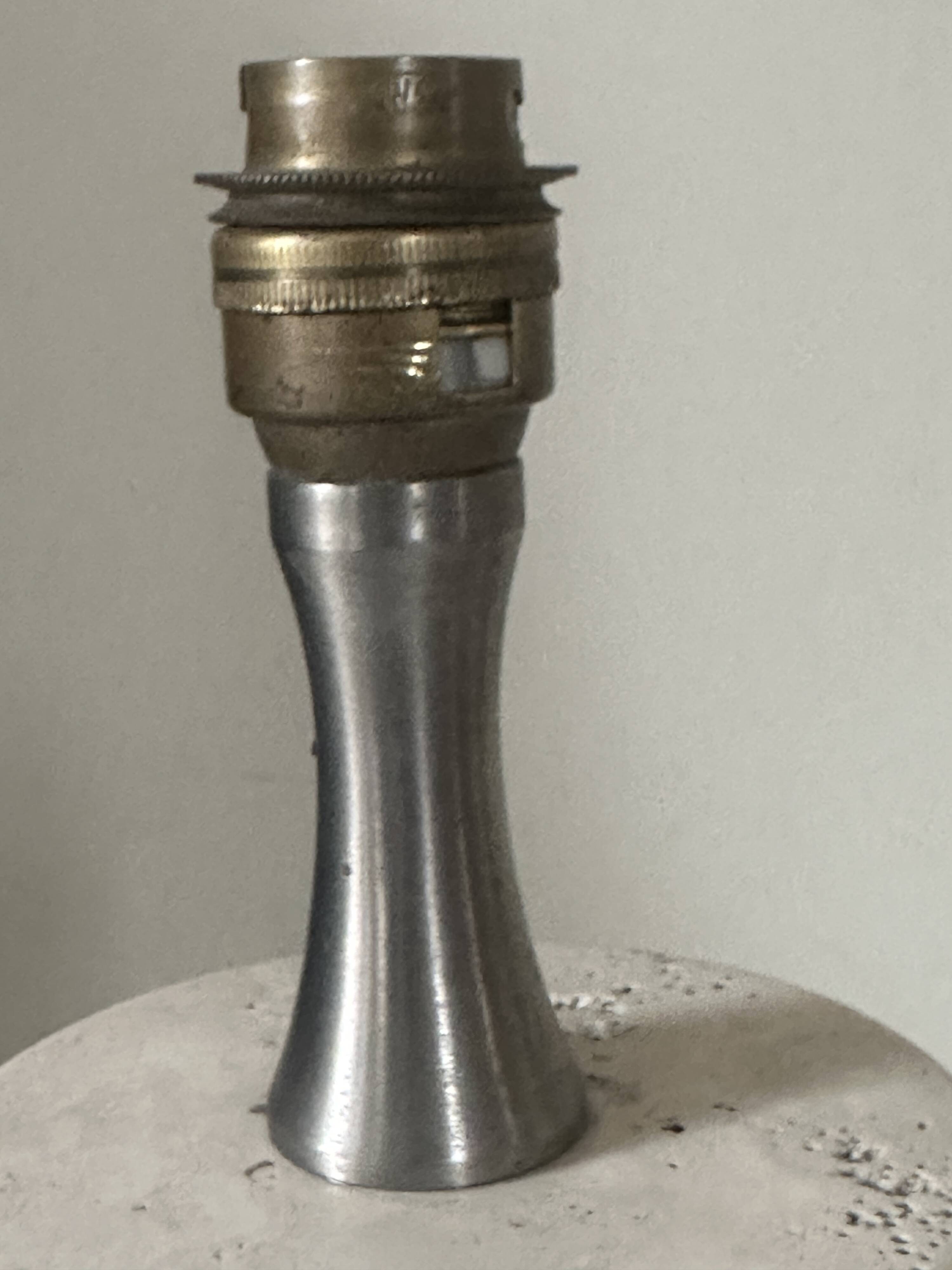 Vintage travertine lamp design 60s 70s