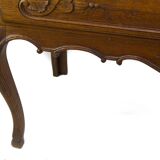 Louis XV style carved oak secretary 1930s