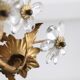 Lustre aux fleurs,  style Florentin XXème