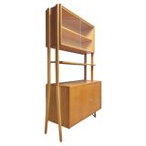 Mid century wall shelf bookcase by František Jirák for Tatra nábytok, 1960´s