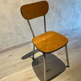 Table and chair in formica 1960/70