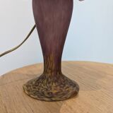 Lampe tulipe pâte de verre