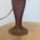 Lampe tulipe pâte de verre