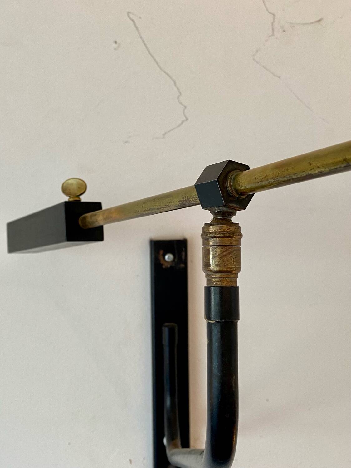 Wall lamp with arms and counterweight 1950