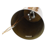 Mid-century Malmö Metallvarufabrik pendant light brass and glass