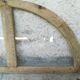 Oak front door impost