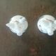 Salt and pepper shaker pig in faience